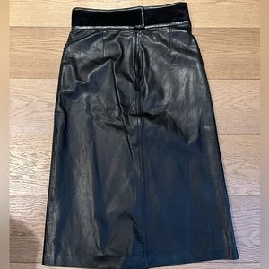 ALC leather skirt